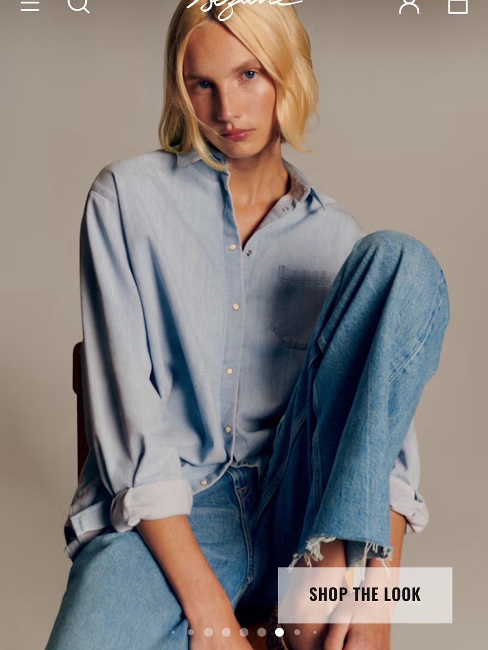 Sezane Max Shirt - Picture 2 of 3
